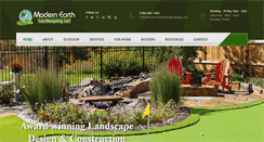 Desktop Screenshot of modernearthlandscaping.com
